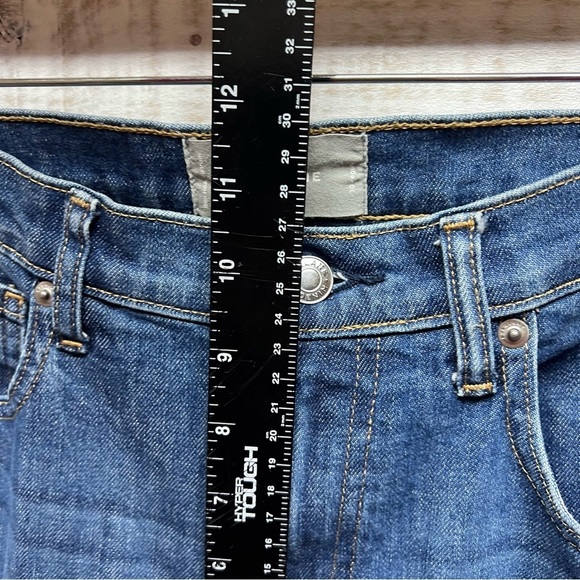 Everlane High Rise Straight Jeans Blue Ankle Size 30‎ Stretch Pockets - Picture 9 of 10